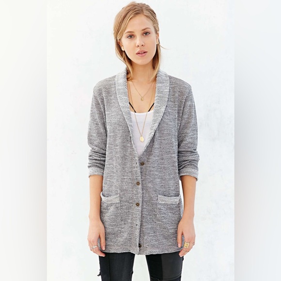 Urban Outfitters Mouchette Gray Cardigan Sweater - Picture 2 of 9